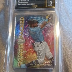 Power Packed Rookie Card Junior Caminero GMA 10